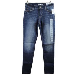 Rockstar Super Skinny Mid Rise Blue Wome's Denim Jeans Size 6 051